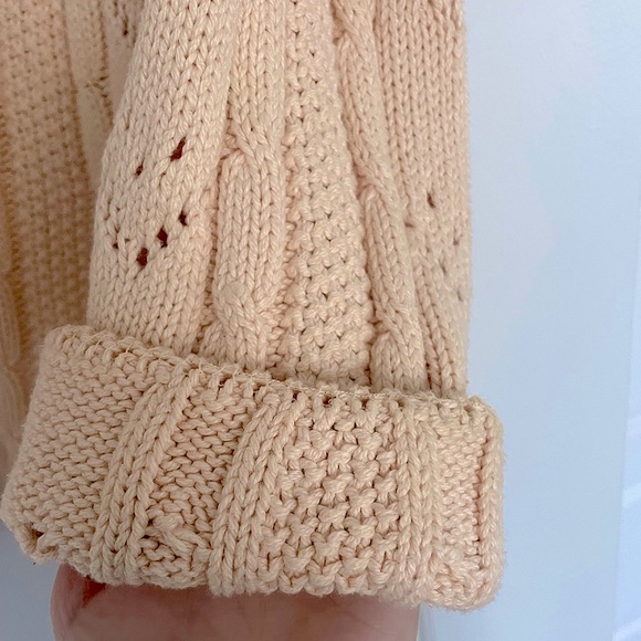 Vintage (Outback Red) Pink 100% Knit Cardigan Size Medium! - Picture 5 of 16